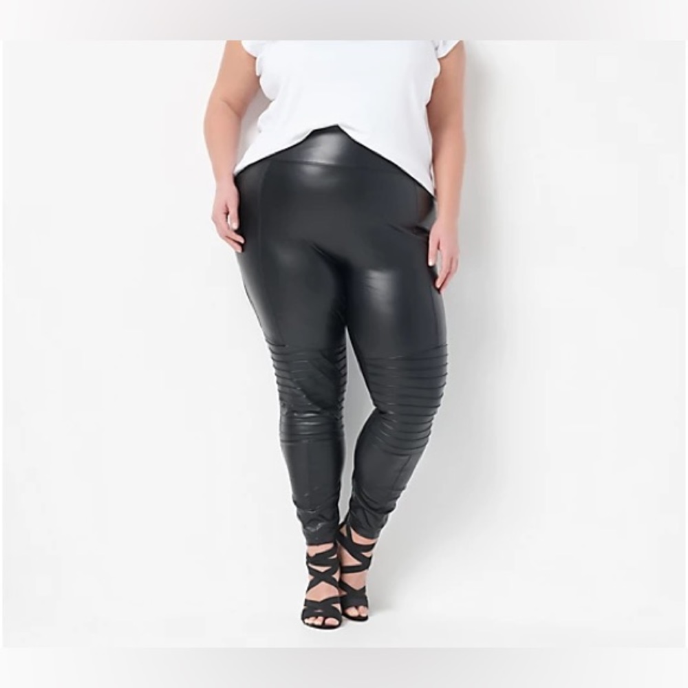 NWT All Worthy Hunter McGrady Regular Faux leather Leggings
